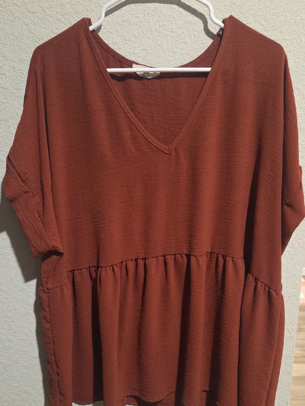 Chic Soul Oversized Babydoll Blouse Size XL